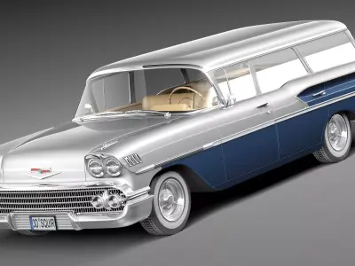 Chevrolet Nomad 1958 3D model