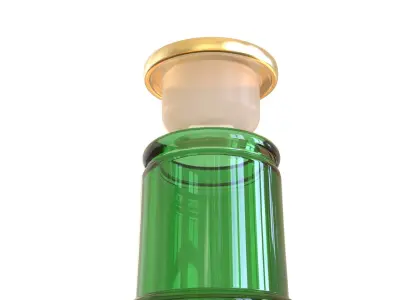 Japnese sake bottle 3D model