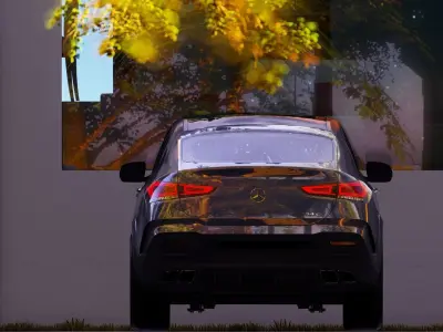 Mercedes GLE 63  S Coupe Amg 2021 3D model