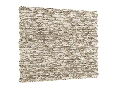 Stone Wall Panel 3D model buy