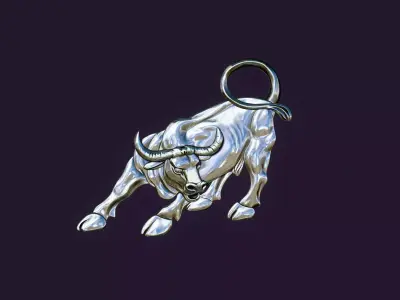 Bull for casting 3D print model