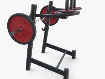Curl rack 3D model