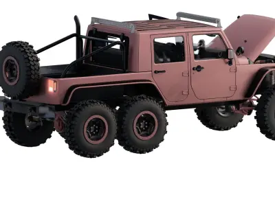 JEEP 6X6 3D model