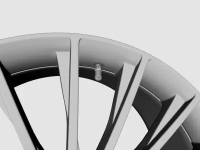 wheels 2018 Mercedes S AMG 3D model