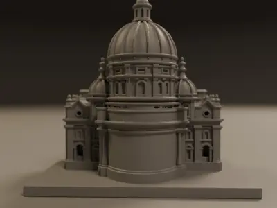baroque architecture 3D print model