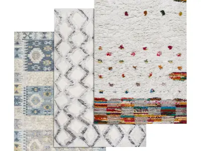 Rug Set 1410 3D model