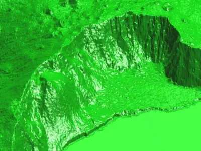 El Hierro Canary Island topo map 3D print  and  3D model