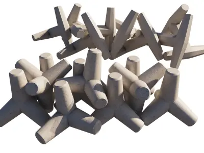 Dolosse collection 3D model