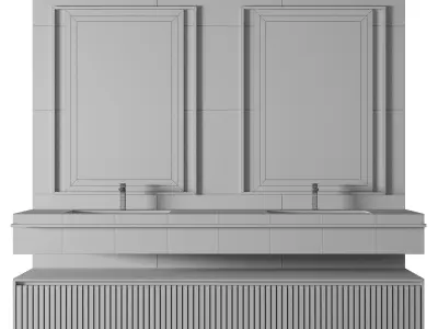 Luxury Bathroom 215 3D model