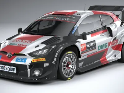 Toyota Yaris GR WRC 2022 3D model