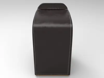 Sive Pouf Low-poly 3D model