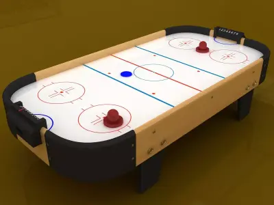 Small Air Hockey Table 3D model