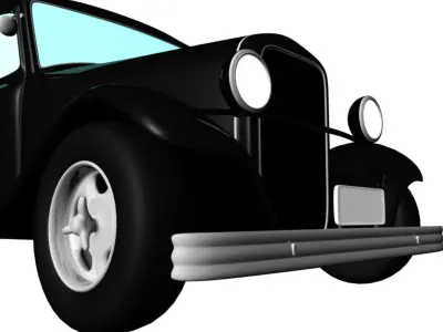 Old Car 1940 3D model