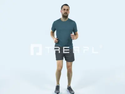 Portrait 07K Running Jogging Football Sports Man Low-poly 3D model purchase