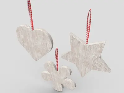 Deco Hanger Pack Low-poly 3D model