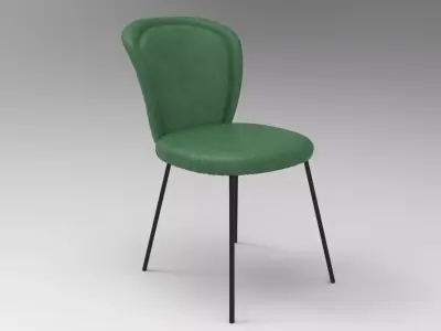 Fred Chair Low-poly 3D model