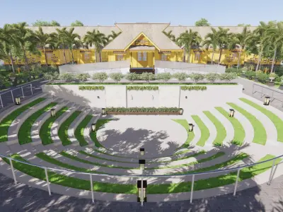 The Museum Building Of Sambas Cultural Centre 3D model