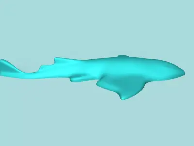 Angel Shark - Wall Decor - Decoration 3D print model