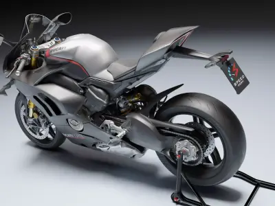 Ducati Panigale V4 SP 2021 Low-poly 3D model