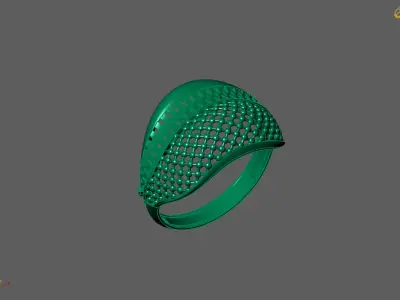 Plain Ring Women Ready STL 3DM Models Womens Rings 3D models 3D print model 50