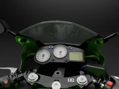 2000 Kawasaki Ninja ZX12R 3D model