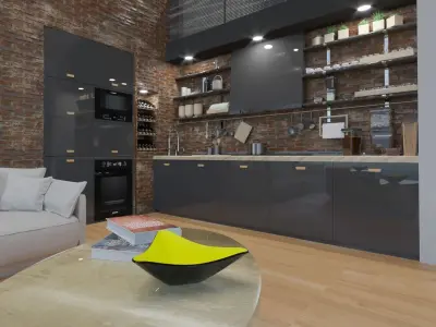 Kitchen v2 3D model