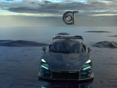 mclaren senna 2019 3D model