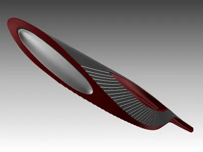 2014 Winter Olympics Torch Free 3D model