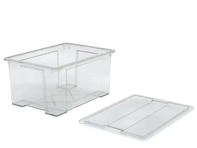 Samla Box Ikea Clear 3D model