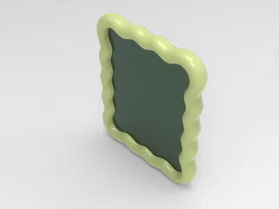 Lulu Mirror Low-poly 3D model