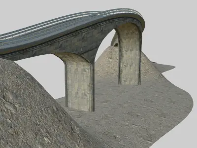 Bridge road 3D model