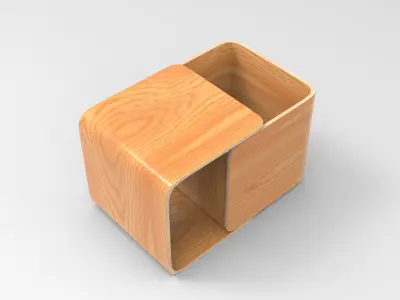 Nilo Storage Box Low-poly 3D model