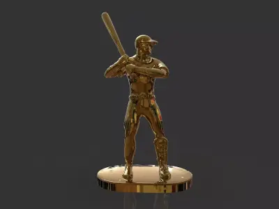 Baseball Trophy Sculpture 3D print model