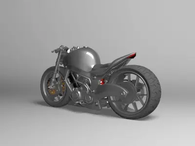 Kawasaki Ninja Street Fighter 3D model