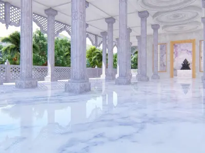 Hindu God Temple 3D model