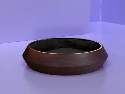 Dog Couch Free low-poly 3D model