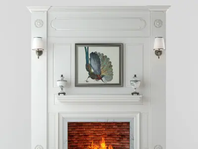 Fireplace Design V2 model 3D model