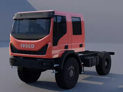 Iveco Eurocargo 150-280 Low-poly 3D model