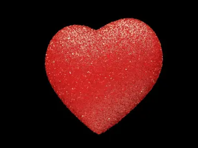 Confetti Heart 3D model