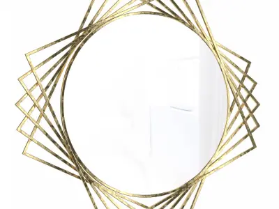 Scheer Wall Mirror 3D model