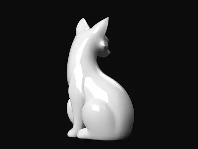Fox Sculpture 3D print model