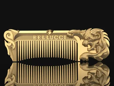 Hairbrush Lion 3D print model