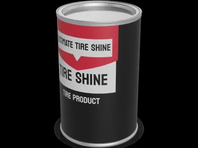 Other car care Tire Shine Spray 3D model purchase