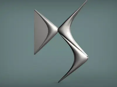 DS Automotive Logo 3D print model