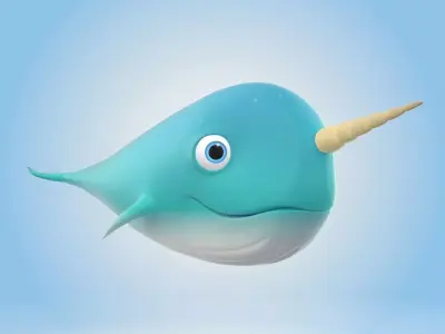 Narwhal 3D model