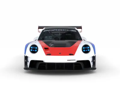 Porsche 911 GT3 R Rennsport 2023 3D model