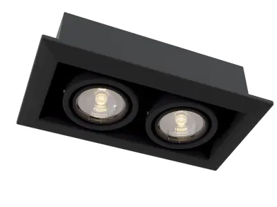 Downlight Metal Modern DL008-2-02-B Maytoni Technical Free 3D model