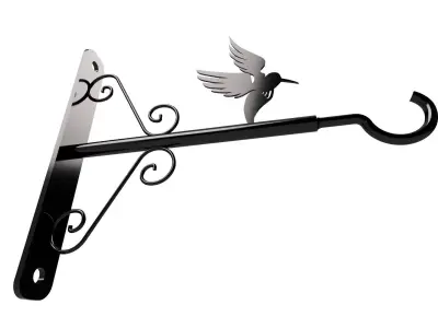 Plant hanger bracket bird 3D model
