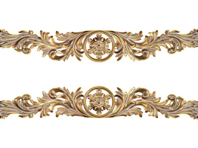 Classic carved 211 3D model