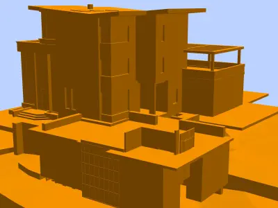  residential house of 600m2 3D model